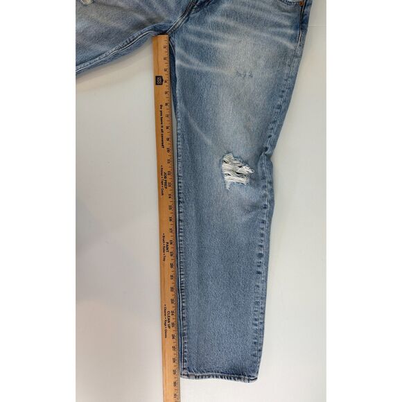 Levi's Premium Men's Hi-Ball Jeans Ripped & Distressed Light Wash Size 36 - Picture 9 of 11
